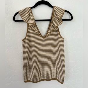 Madewell Belhaven Ruffle Sweater Tank